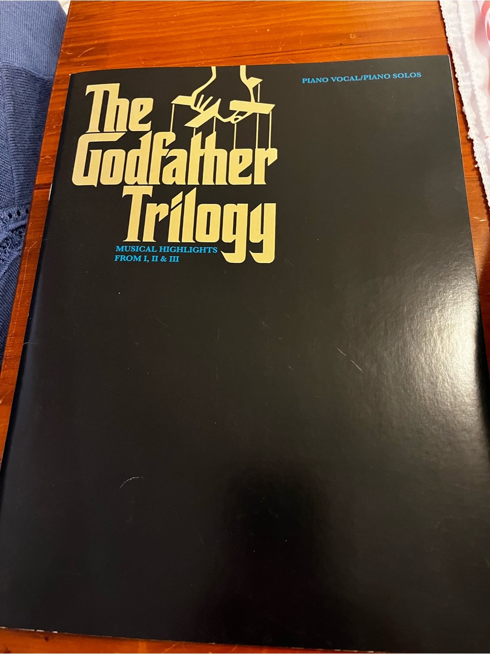 The Godfather Trilogy Piano Vocal Sheet Music - Black & Gold